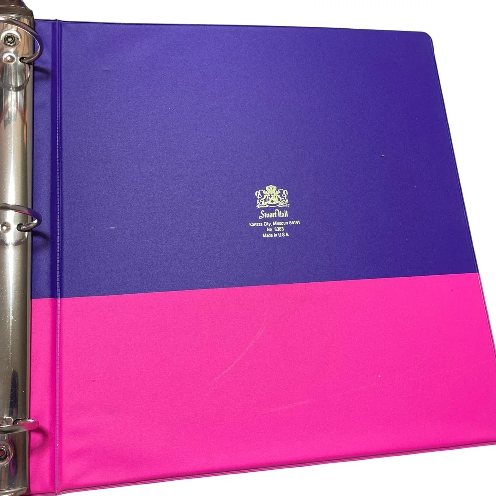 Lisa Frank Vintage Koala Bear 3 Ring Binder‎ Stuart Hall Made in the USA 1980's